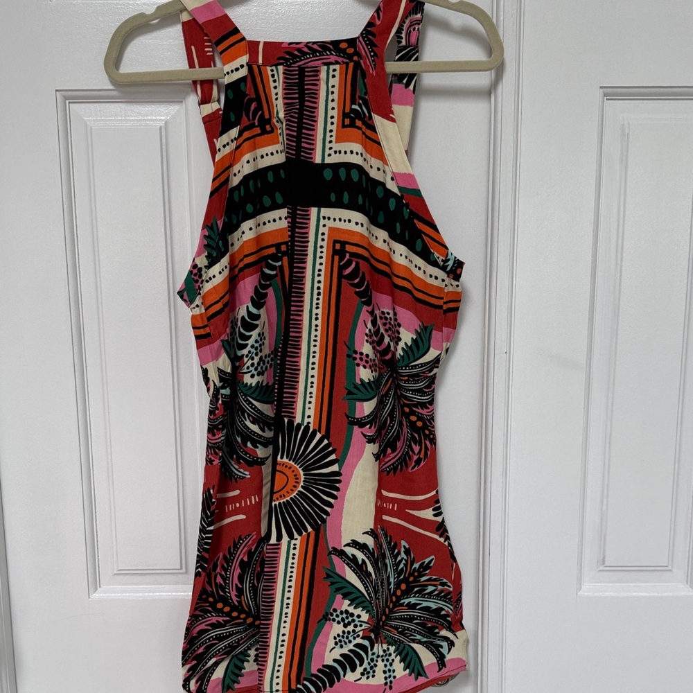 Maaji Multicolor Tropical Print Fabric